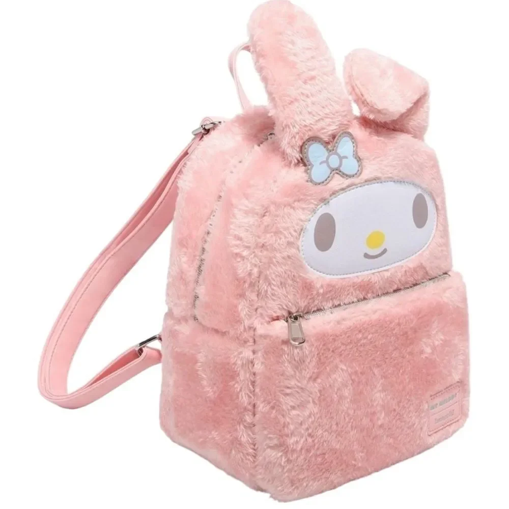 Loungefly My Melody Cosplay Fuzzy Figural‎ Mini Backpack - Picture 2 of 10